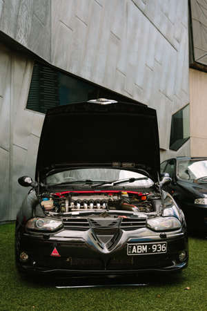 MELBOURNE/AUSTRALIA - JANUARY 31: Car enthusists display their cars at the Car Club Showcase,...
