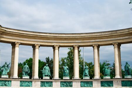 Hero square in Budapest の写真素材