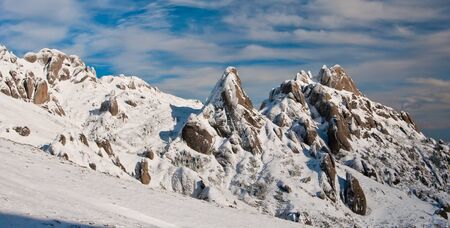 Mountain landscape in Carpathians (Romania), Ciucas mountains. の写真素材