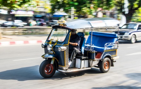 Tuk-tuk in Chiang Maiの写真素材