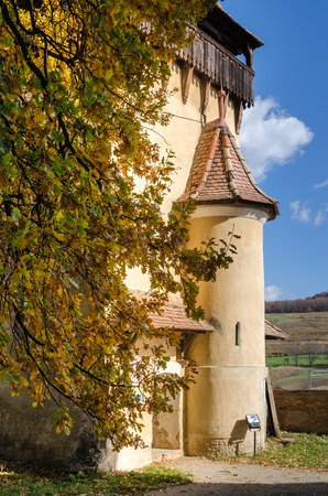 Biertan is one of the most important Saxon villages with fortified churches in Transylvania  It was the seet of the Lutheran Evangelical Bishop in Transylvania between 1572 and 1867 の写真素材