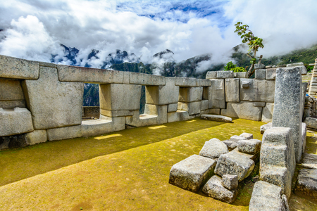 Ancient incas town of Machu Picchu. Peruの写真素材