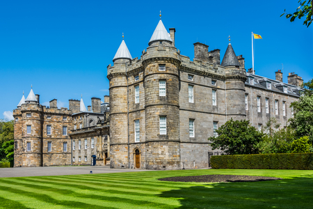 Holyrood Palace, is the official residence of the British monarch in Scotland. Located at the bottom of the Royal Mile in Edinburgh, at the opposite end to Edinburgh Castleのeditorial素材