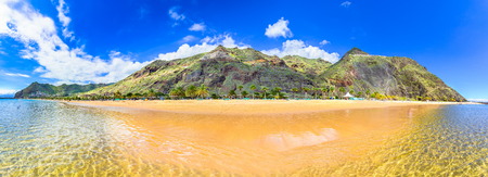 Las Teresitas, Tenerife,Canary islands,Spain: Playa de Las Teresitas, a famous beach near Santa Cruz de Tenerifeの写真素材
