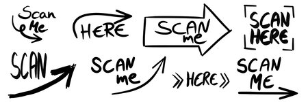 illustration: scribbles isolated on whiteの写真素材