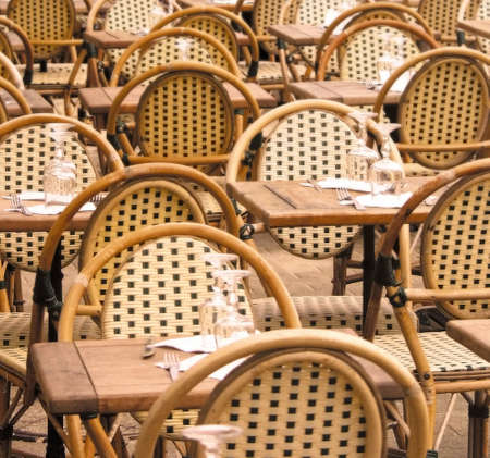 french cafeの写真素材