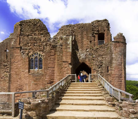 goodrich castle on the england wales borderの写真素材