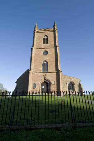 england the midlands worcestershire the  st mary the virgin church hanbury village this is the setting for the village of ambridge featured in the radio serial the archersの写真素材