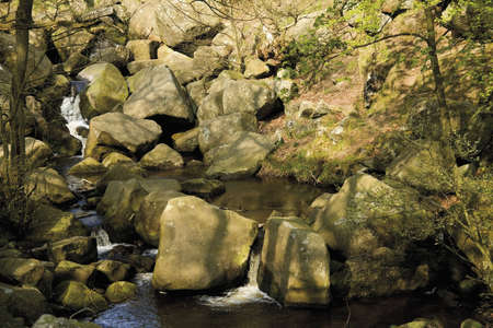 england derbyshire peak district national parkの写真素材