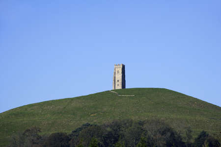 glastonbury torの写真素材