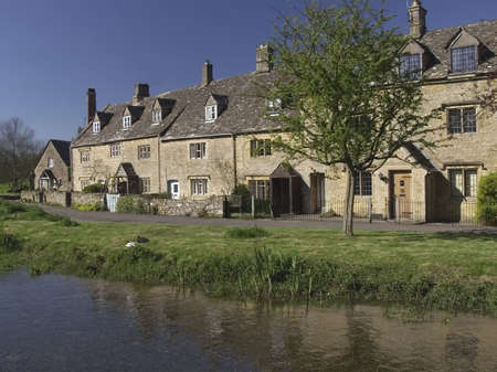cottages by river