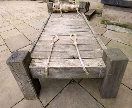 rack instrument of tortureの写真素材