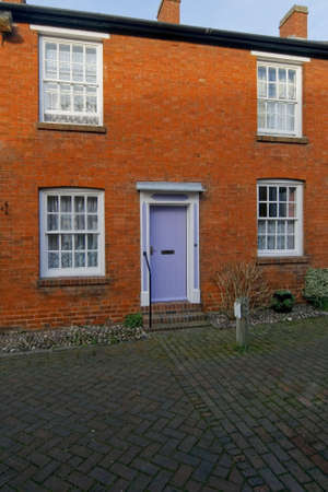brick house street front door