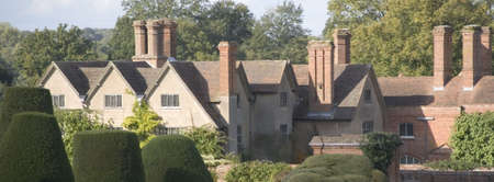 country house tudor manorの写真素材