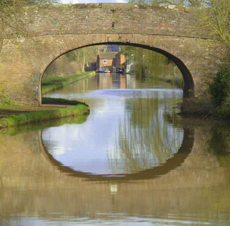 worcester and birmingham canal astwood worcestershire midlands england ukの写真素材