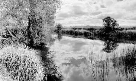 river avon stratford-upon-avon warwickshire england ukの写真素材