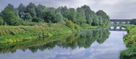 england home counties bedfordshire the river great ouse の写真素材