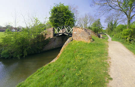 stratford upon avon canal lapworth flight of locks warwickshire midlands england ukの写真素材