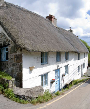 cadgwith harbour and bay fishing village and port cornwall england ukの写真素材