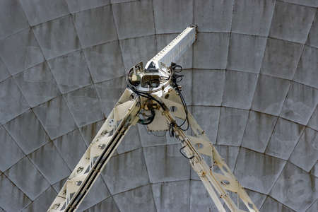 satellite earth station goonhilly down cornwall england ukの写真素材