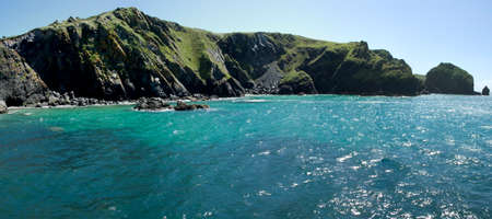 mullion cove cornish coast cornwall england uk