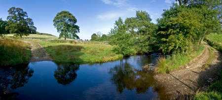 upper dovedale valley peak district national park derbyshire staffordshire england ukの写真素材