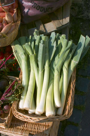 leeks  market stall