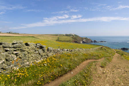 the lizard point the southernmost tip of land in england cornwall uk