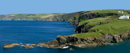 the cornish coast at port isaac cornwall england uk