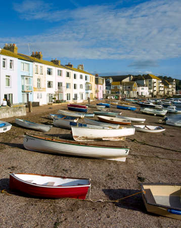 holiday resort town teignmouth devon england ukの写真素材