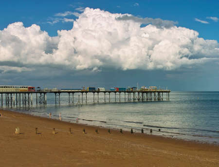 holiday resort town teignmouth devon england ukの写真素材