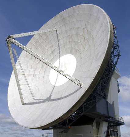 satellite earth station goonhilly down cornwall england ukの写真素材
