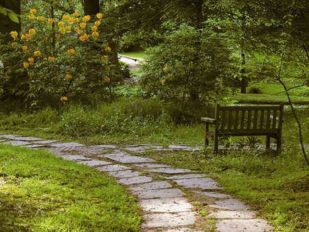 london enfield trent park country park the water gardenの写真素材
