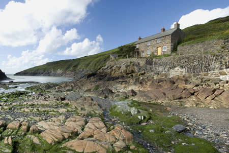 cove port quin cornish coast north cornwall england uk