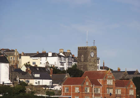 bideford devon river torridgeの写真素材