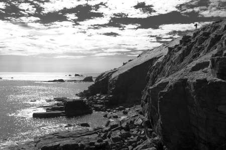 the lizard point the southernmost tip of land in england cornwall uk