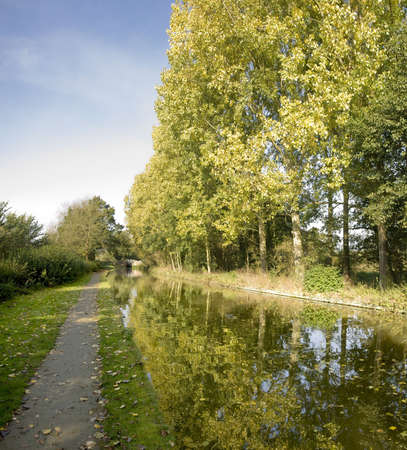 stratford upon avon canal preston bagot flight of locks warwickshire midlands england ukの写真素材