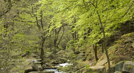 england derbyshire peak district national parkの写真素材