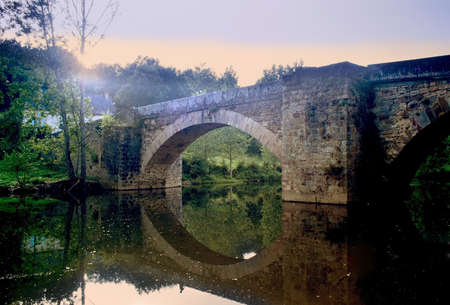  The gorges and valley of the river aveyron region france midi pyrenees aveyron.の写真素材