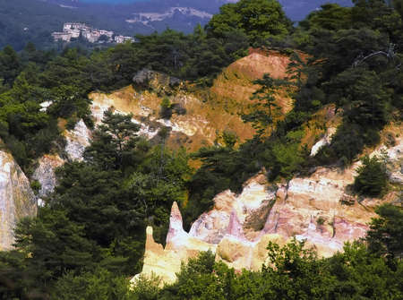 The ochre mines colorado de rustrel france.