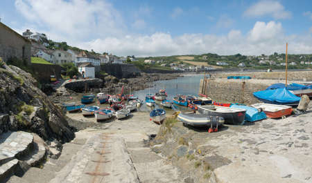 coverack cornwall england ukの写真素材