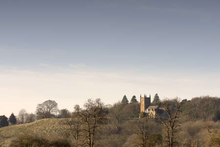 Hanbury church worcestershire england uk, This is the setting for the fictional village of ambridge in the radio serial the archersの写真素材