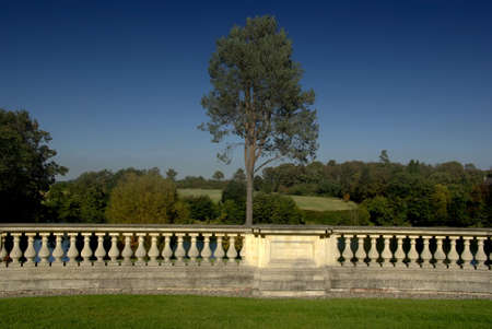 The gardens at Witley Court Country House Worcestershire Midlands England.の写真素材