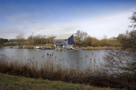arrow valley lake country park redditch worcestershire midlands england ukの写真素材
