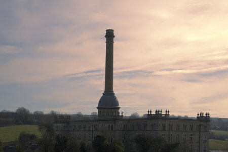 The Bliss tweed wool mill now converted into flats, chipping norton, the cotswolds, midlands, england, uk.の写真素材