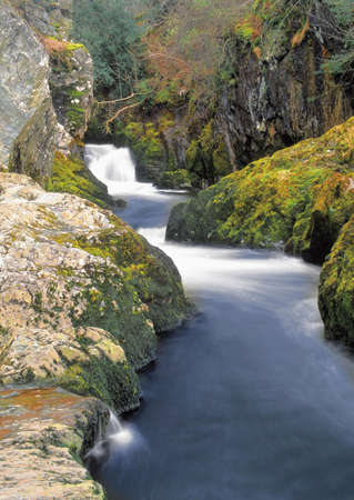 The Ingleton glens the yorkshire dales national park england ukの写真素材