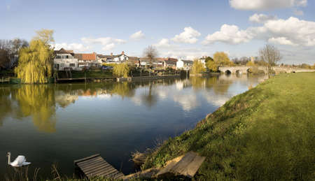  the river avon bidford on avon warwickshire the midlands england uk の写真素材