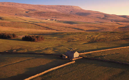 yorkshire dales national park catrigg uk gbの写真素材