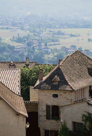 france lot capdenac lot valley midi pyrenees europeの写真素材