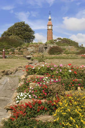 The jurassic coast holiday resort town of seaton devonの写真素材